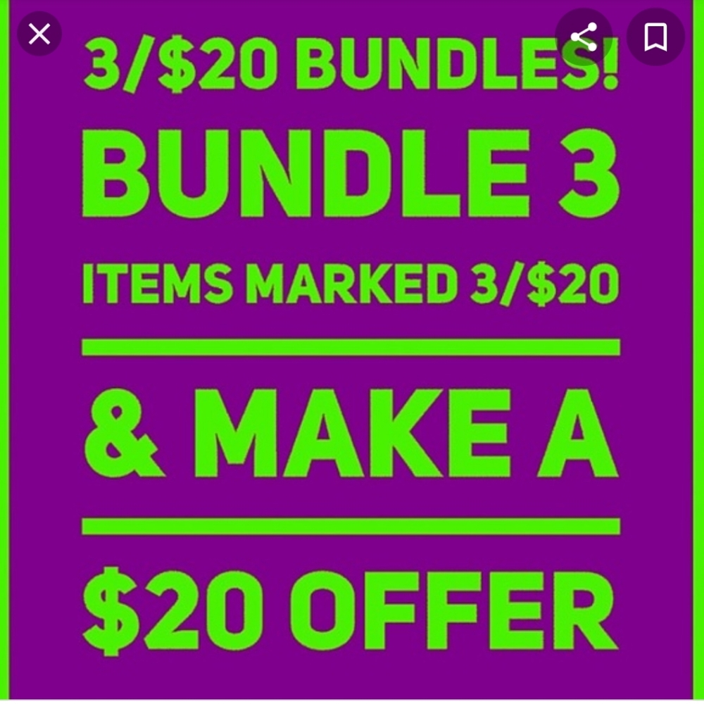 Where you see the ❤️ 3/$20